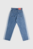 Super Loose - Blue Jeans with Side Panel