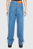 Super Loose - Blue Jeans with Side Panel