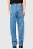 Super Loose - Blue Jeans with Side Panel