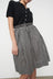 Stevie Skirt - Monochrome Check