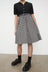 Stevie Skirt - Monochrome Check