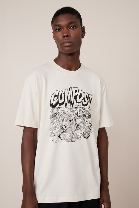 Compost Staple Tee - White