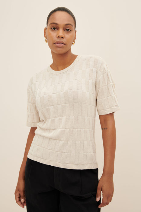 Etch Tee - Light Marle