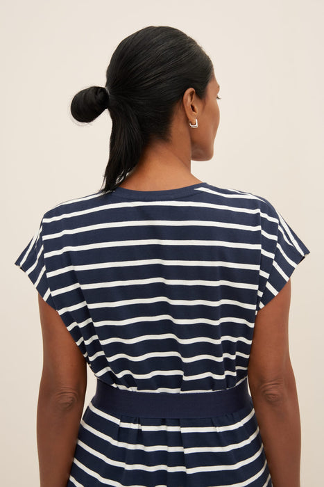 Form Dress - Navy Breton