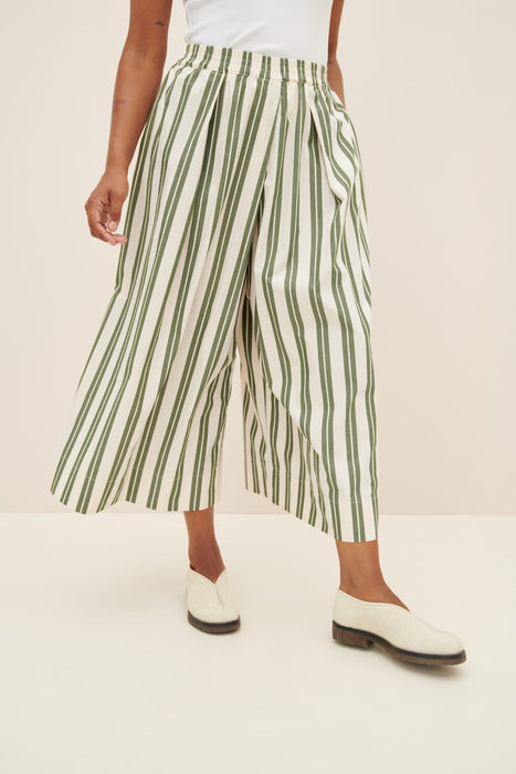 Athena Pant - Forest Stripe