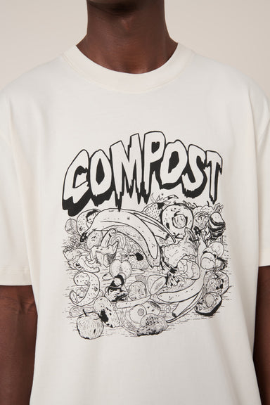 Compost Staple Tee - White