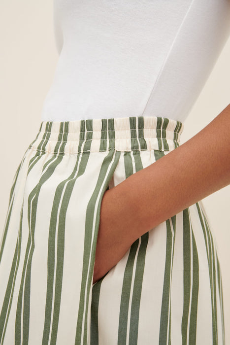 Athena Pant - Forest Stripe