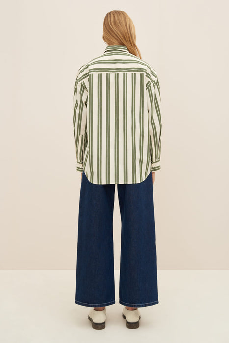 Petra Shirt - Forest Stripe