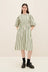 Joan Dress - Forest Stripe