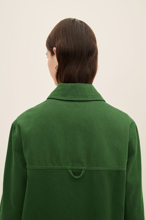 Felix Jacket - Green Denim