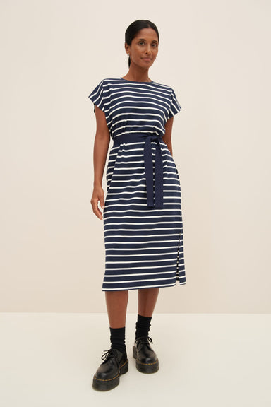 Form Dress - Navy Breton