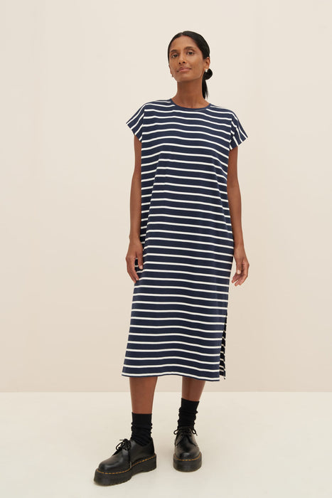 Form Dress - Navy Breton