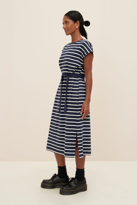 Form Dress - Navy Breton