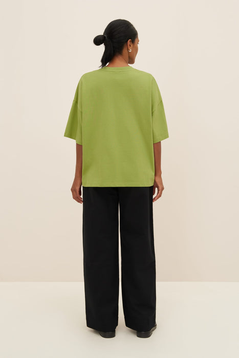 Oversized Boxy Tee - Leaf