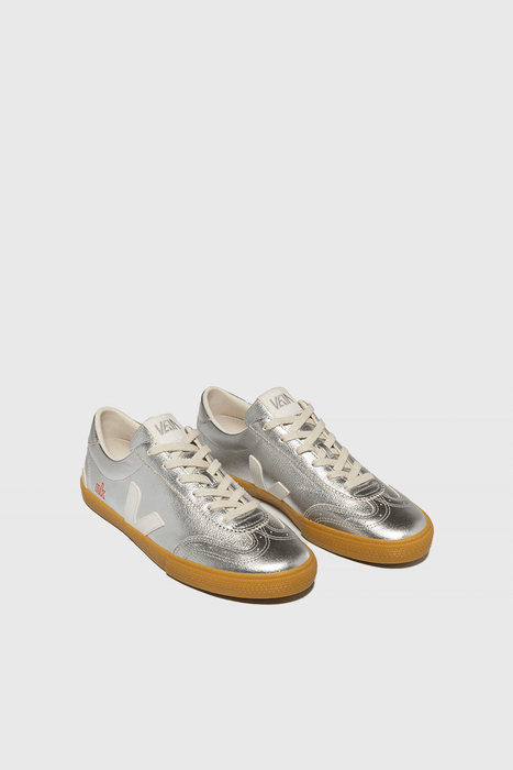 Veja x NK Volley ChromeFree Leather - Silver / White