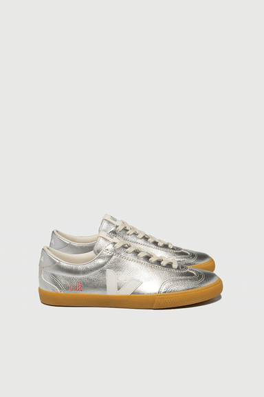 Veja x NK Volley ChromeFree Leather - Silver / White