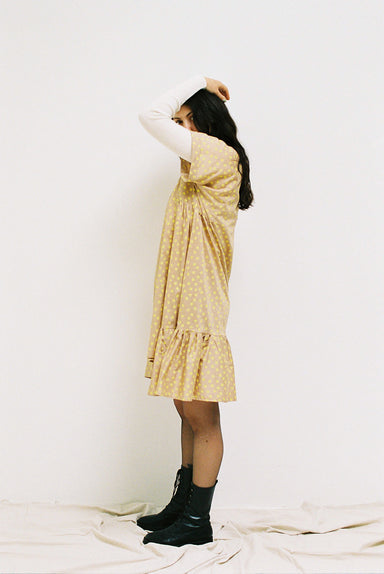 Yuki Tee Dress - Yellow Daisy