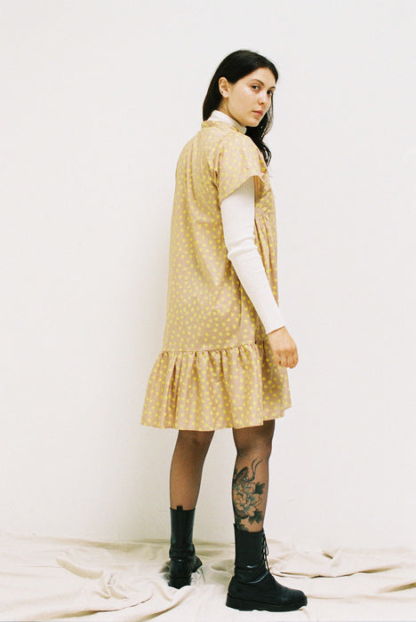 Yuki Tee Dress - Yellow Daisy