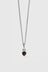 Micro Heart Jewel Necklace - Sterling Silver