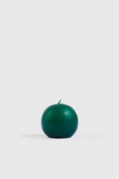 Large Ball Candle - Hunter Green