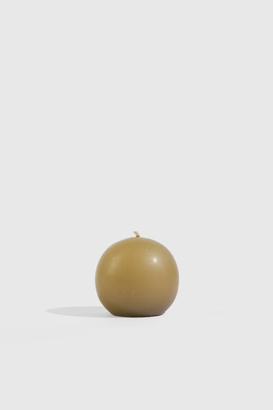 Large Ball Candle - Taupe