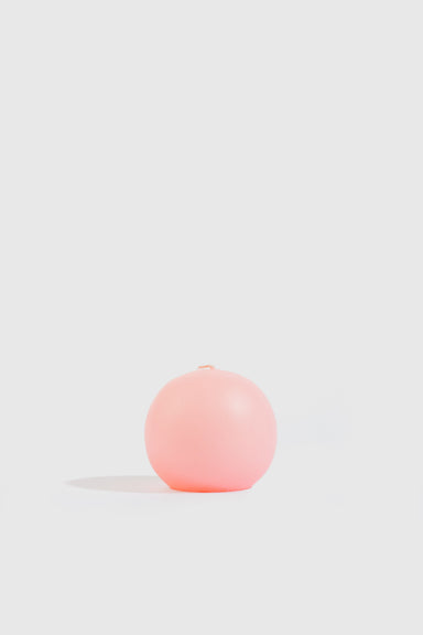 90x85mm Large Ball Candle - Pink