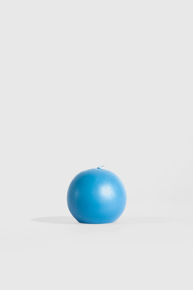 70x65mm Small Ball Candle - Lake Blue