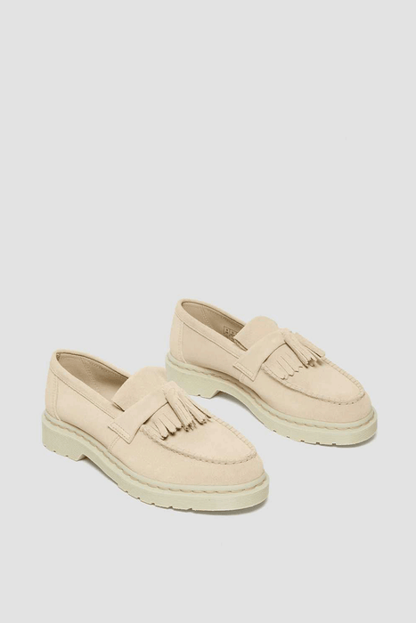 Adrian Tassel Leather Loafers - Warm Sand