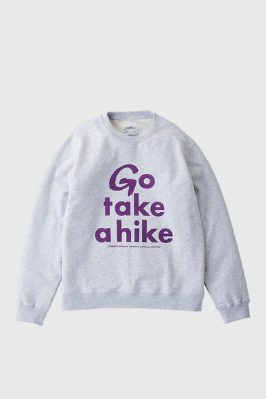 Go take A Hike Sweatshirt - Ash Heather