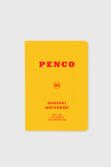 General Notebook Grid B6 - Yellow