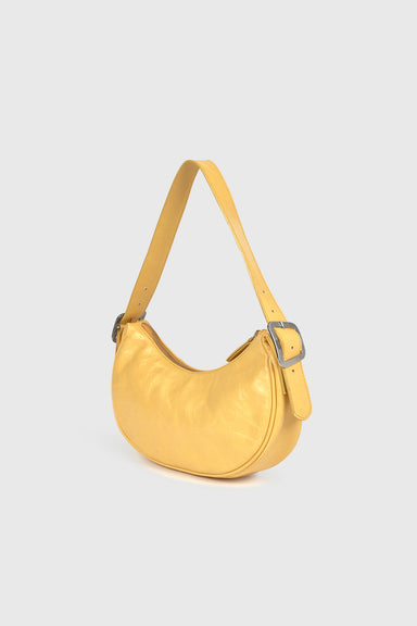 Bean Leather Bag - Yellow