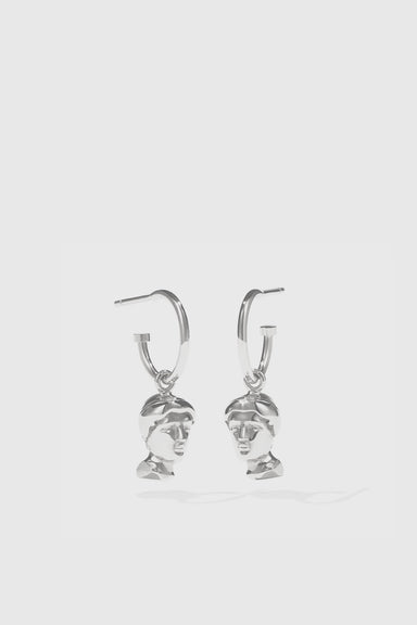 Babelogue Venus Signature Hoops - Sterling Silver