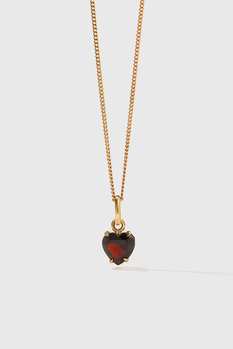 Heart Jewel Necklace - Gold Plated