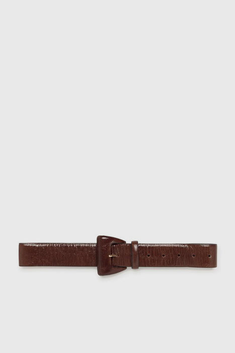 Prosecco Leather Belt - Brown