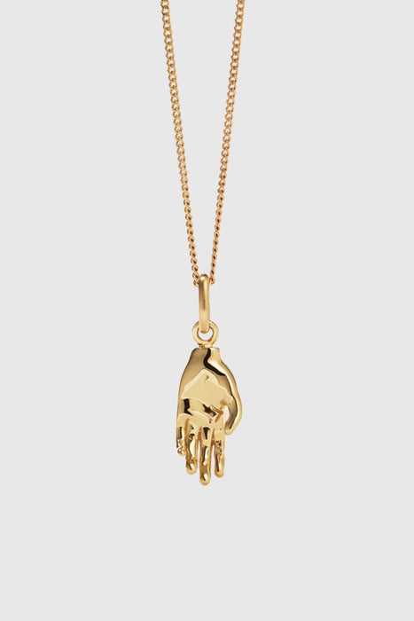 Babelogue Hand Charm Necklace - Gold Plated