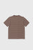 Holger SS Compact Cotton Bold Stripe - Heathland Brown