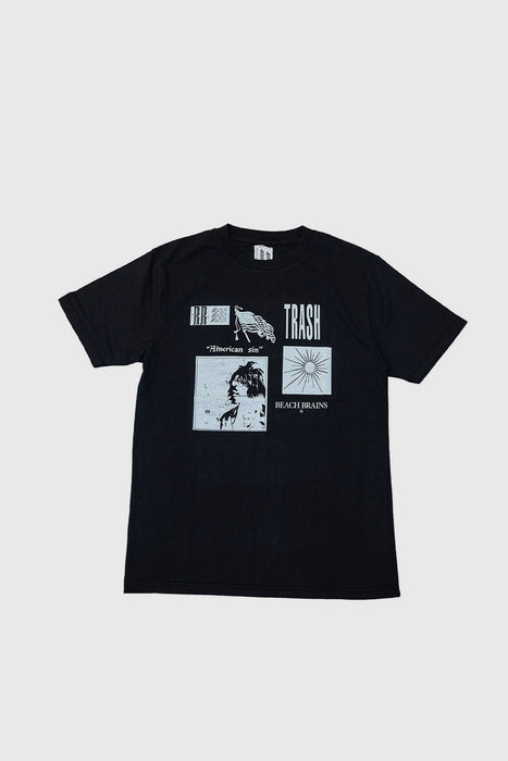Patches Tee - Washed Black