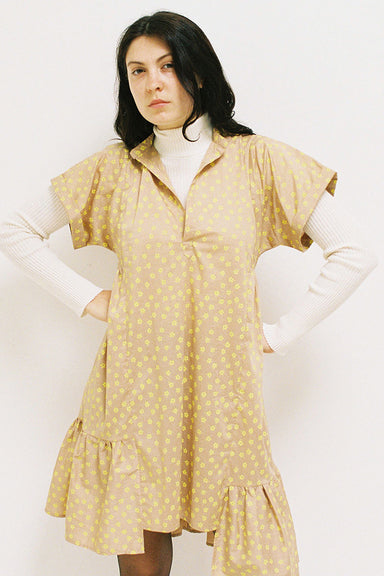 Yuki Tee Dress - Yellow Daisy