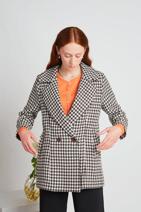 Charlotte Blazer - Houndstooth