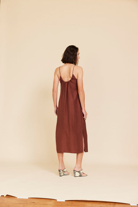 Melody Dress - Chestnut