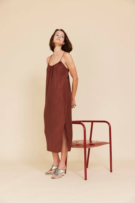 Melody Dress - Chestnut