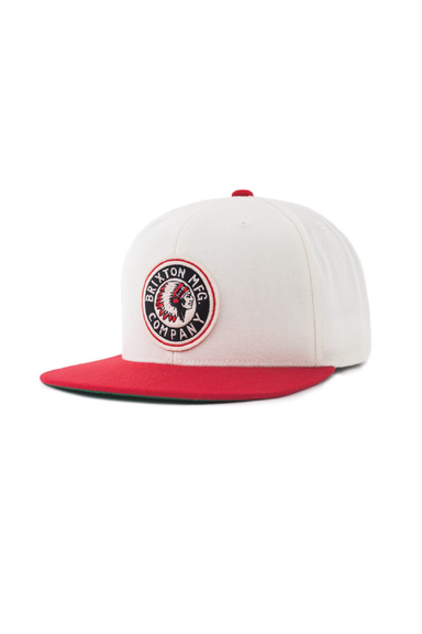 Rival Snapback - White/Cardinal