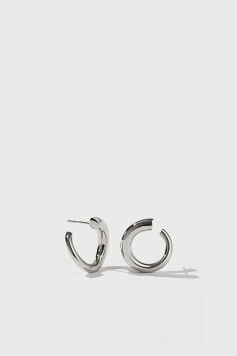 Wave Earrings Medium - Sterling Silver