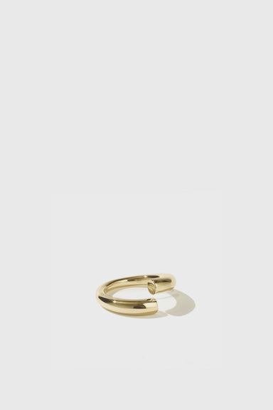 Wave Ring Plain - Gold Plated