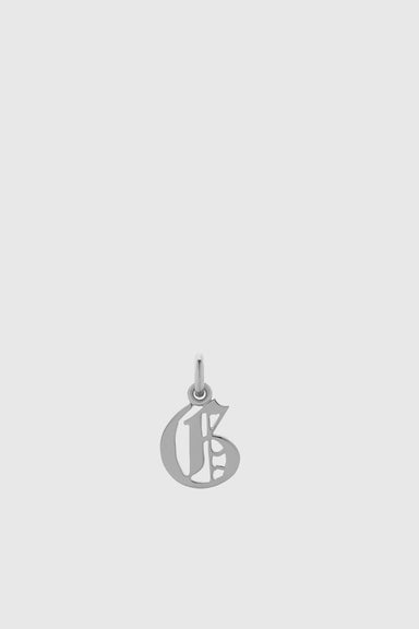 Petite Capital Letter Charm - Sterling Silver