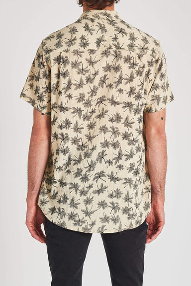 Bon Shirt Mono Palm - White