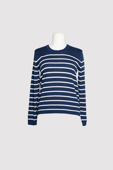 Breton Sweater - Navy Stripe