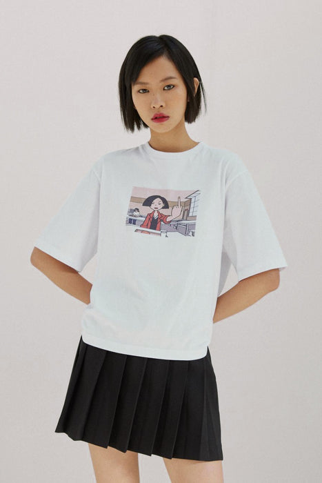 Daria Jane Failing Tee - White