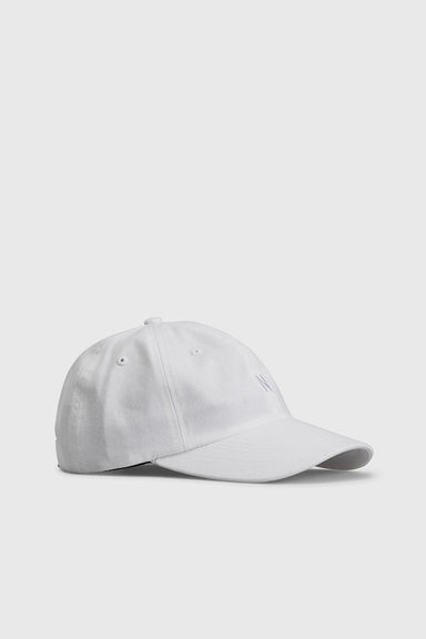 Twill Sports Cap - White