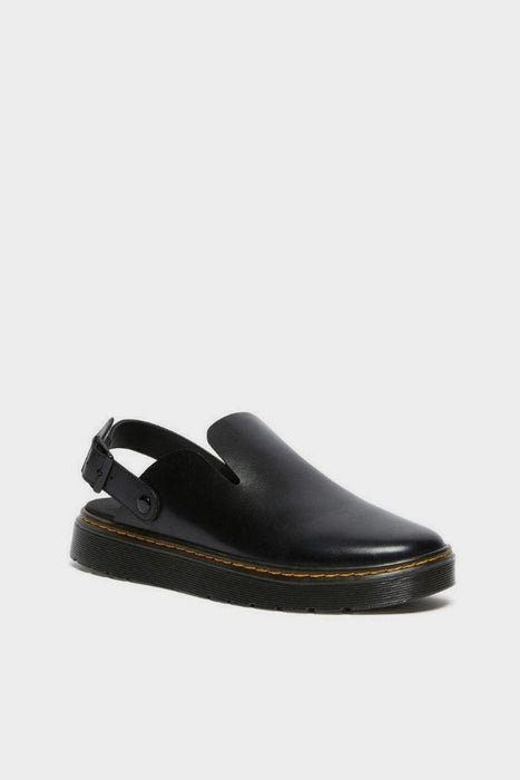 Carlson Leather Sandal - Black Lusso